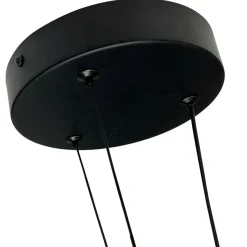 Cheap Obręcz LED ze złotymi elementami LP-0407/1P M BK TRIANGLE PLUM | Kaja Żyrandole Nowoczesne