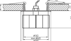 Sklep Kaja Oczko podtynkowe, idealne nad aneks kuchenny 2281974 | Kaja Oświetlenie