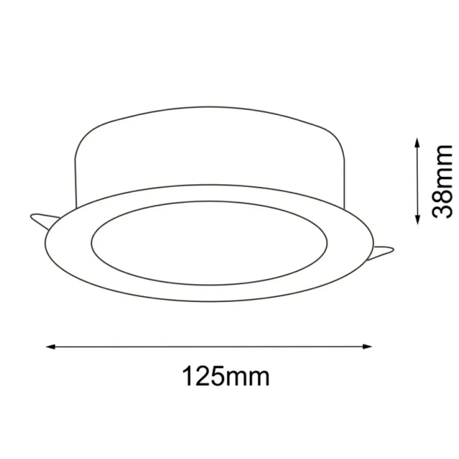 Sklep Kaja Oczko podtynkowe LED IP44 4000K ANT 8579 z serii TOTTO