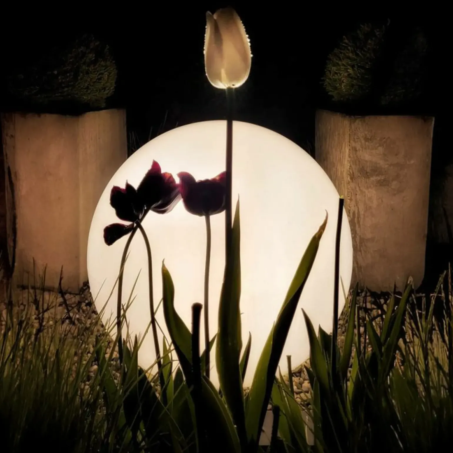 Sklep Kaja Ogrodowa lampa w kształcie kuli ⌀40cm EKO0458 GLOBO | Kaja Oświetlenie