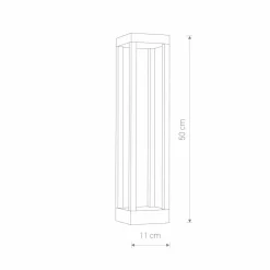 Sklep Kaja Ogrodowa, ledowa lampa typu słupek, moc 13W, 8145 | Kaja Oświetlenie