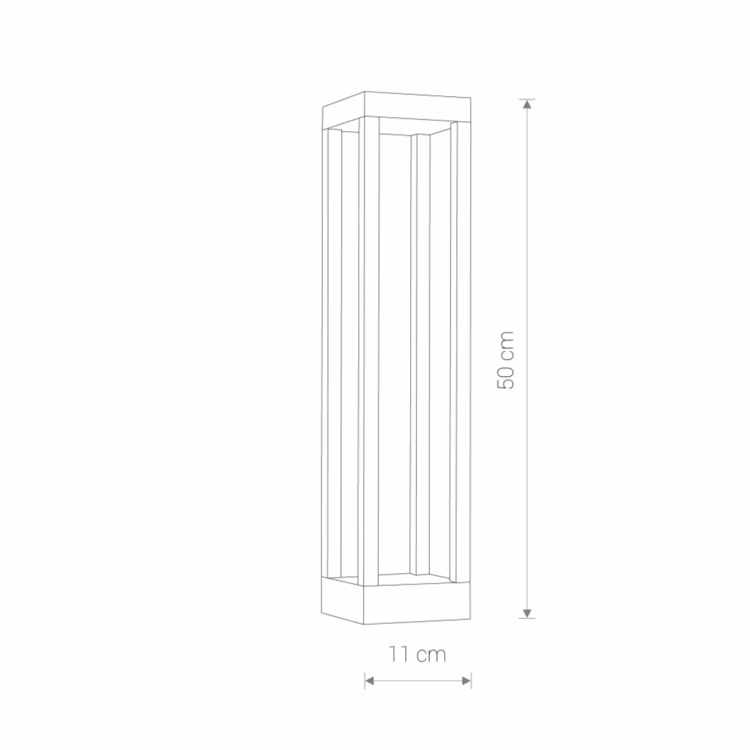 Sklep Kaja Ogrodowa, ledowa lampa typu słupek, moc 13W, 8145 | Kaja Oświetlenie