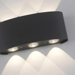 Sklep Kaja Ogrodowy kinkiet LED świecący góra-dół 9488-13 z serii CARLO | Kaja