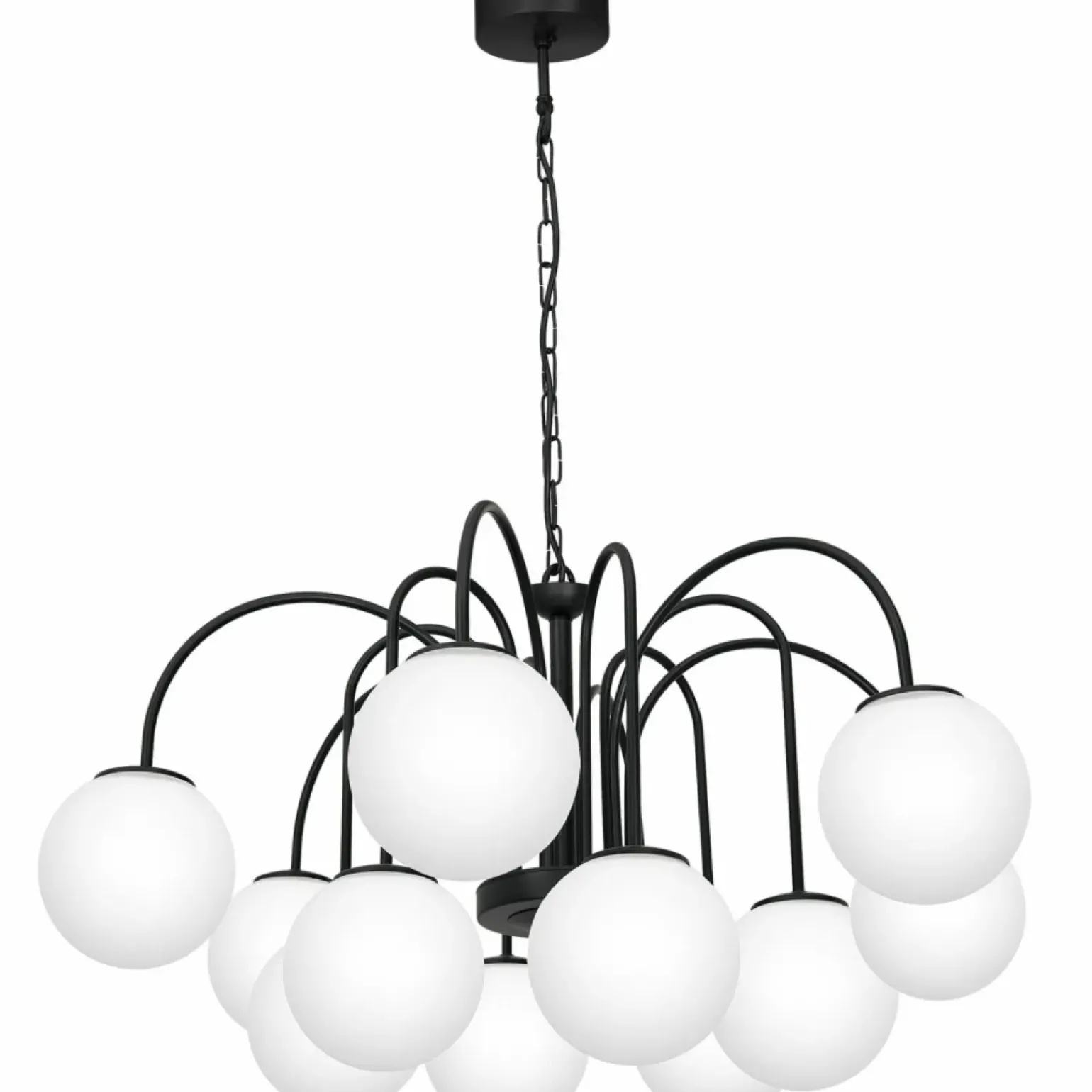 Best Sale Ogromna lampa wisząca z białymi kloszami LX 3196 z serii CAMBRIDGE Żyrandole Nowoczesne