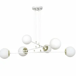 Cheap Okazała biała lampa wisząca z dużym gwintem 967/6 | Kaja Oświetlenie Żyrandole Nowoczesne