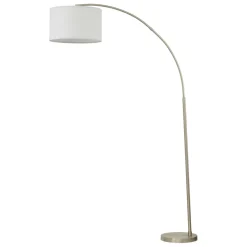 Sklep Kaja Okazała, chromowana lampa stojąca TK 16022 ZENITH WHITE | Kaja