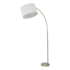 Sklep Kaja Okazała, chromowana lampa stojąca TK 16022 ZENITH WHITE | Kaja