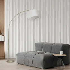 Sklep Kaja Okazała, chromowana lampa stojąca TK 16022 ZENITH WHITE | Kaja