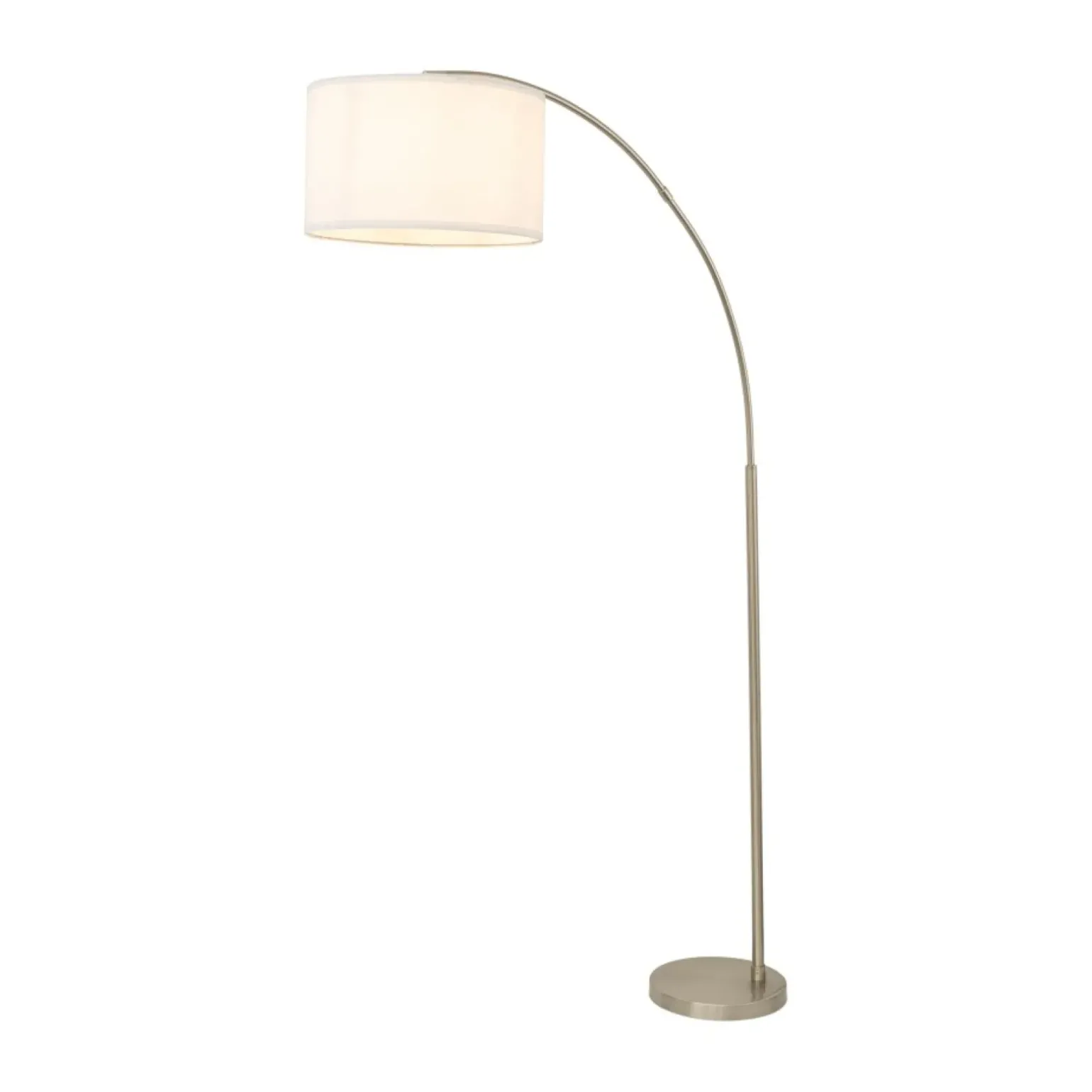 Sklep Kaja Okazała, chromowana lampa stojąca TK 16022 ZENITH WHITE | Kaja