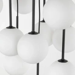 Best Sale Okazała, czarno-biała lampa wisząca TK 10079 MARTIN WHITE | Kaja Żyrandole Nowoczesne