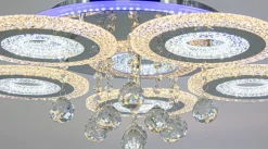 Clearance Okazała lampa sufitowa, LED o mocy 133W DRS2210/5 8C z serii MARBELLA Żyrandole Nowoczesne