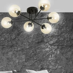 Best Okazała lampa sufitowa z mi kloszami833/6B | Kaja Oświetlenie Żyrandole Nowoczesne