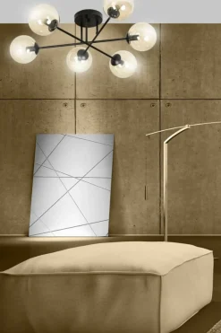 Best Okazała lampa sufitowa z mi kloszami833/6B | Kaja Oświetlenie Żyrandole Nowoczesne