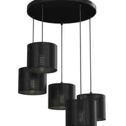 Best Okazała lampa wisząca, ażurowe abażury LX 5241 z serii LOFT SHADE Żyrandole Nowoczesne