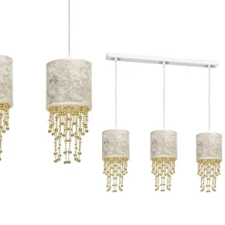 Sklep Kaja Okazała lampa wisząca do oświetlenia salonu MLP6445 z serii ALMERIA | Kaja Oświe