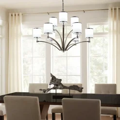 Hot Okazała lampa wisząca FE-PROSPECT-PARK9 z serii PROSPECT PARK Żyrandole Nowoczesne