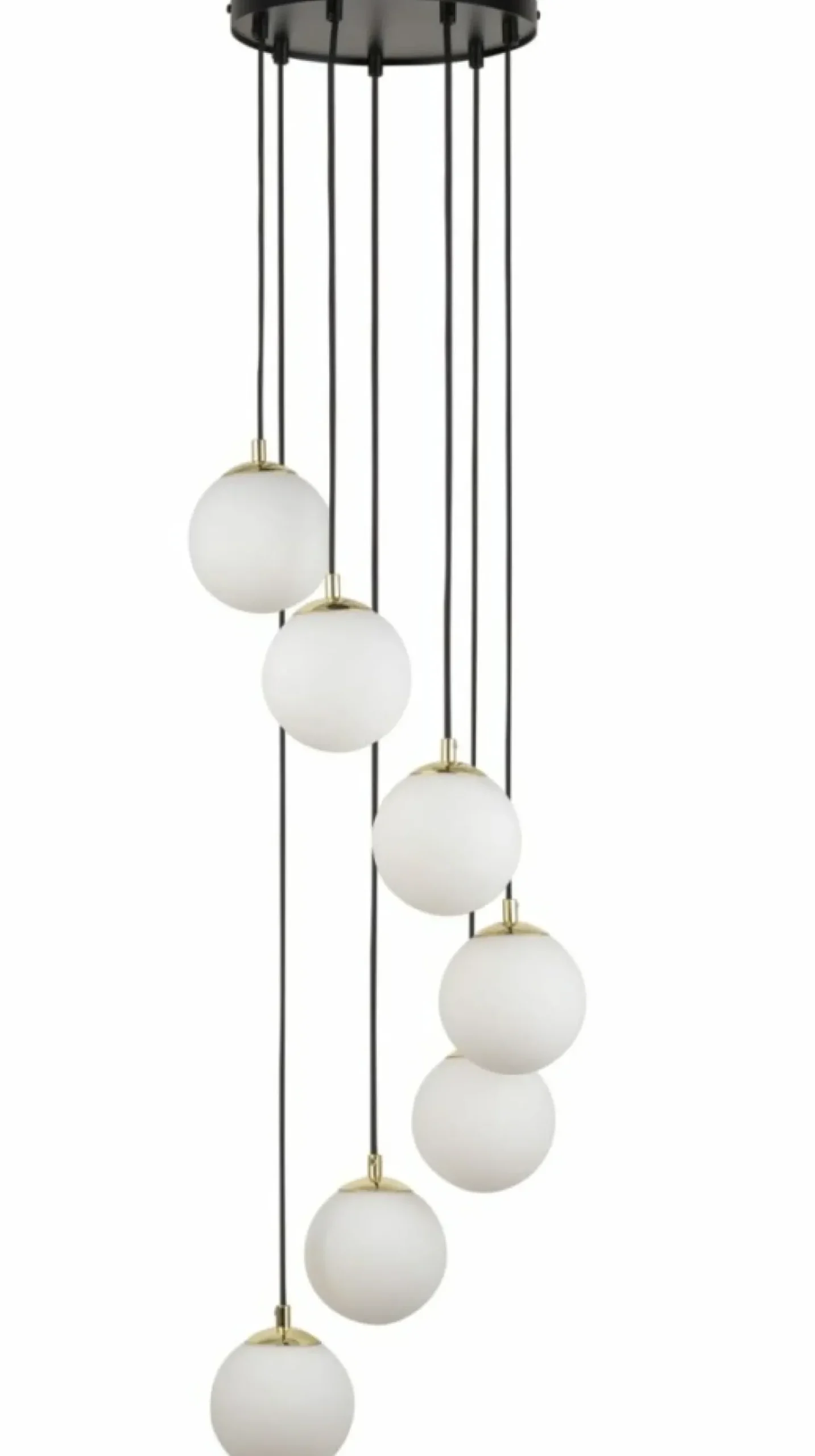 Sale Okazała lampa wisząca, idealna do salonu SIG 33660 z serii PIANO Żyrandole Nowoczesne