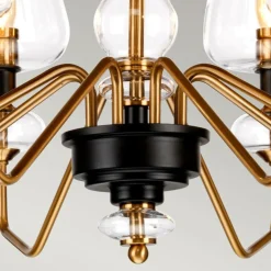 Sklep Kaja Okazała lampa wisząca, kolor mosiądzu DL-ARMAND8-AB z serii ARMAND