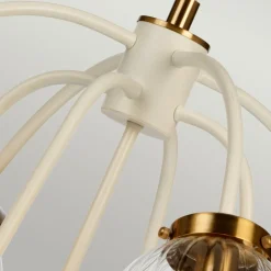 Hot Okazała lampa wisząca, kolor kremowy DL-COSMOS9 z serii COSMOS Żyrandole Nowoczesne