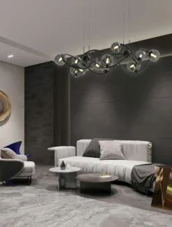 Discount Okazała lampa wisząca nad stół w jadalni WF 7014-1405 NANCY | Kaja Żyrandole Nowoczesne