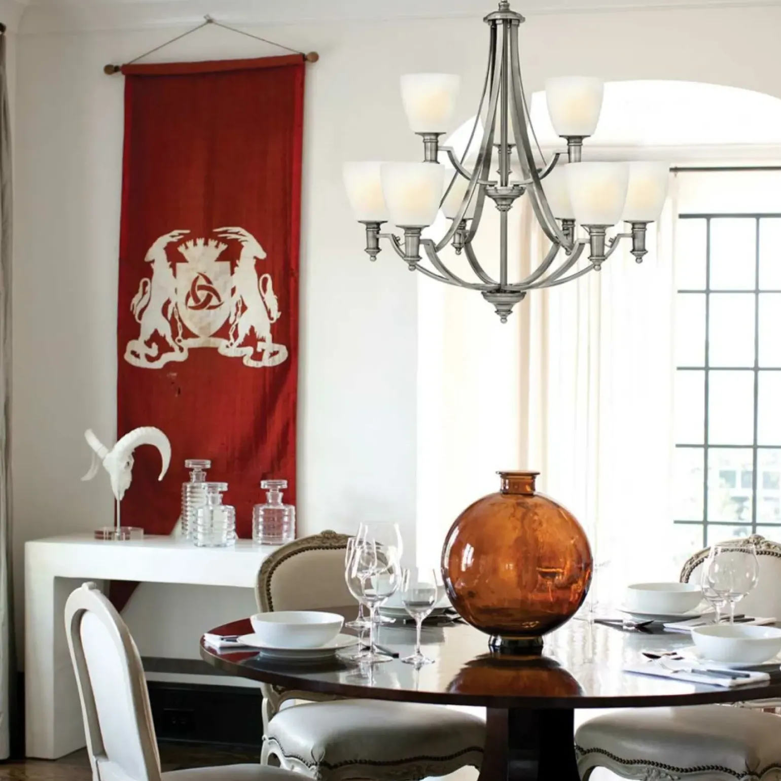 Sklep Kaja Okazały żyrandol, do pokoju dziennego HK-BOLLA9 z serii BOLLA