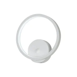 Sklep Kaja Okrągła, biała, ledowa lampa ścienna ML174 VERTIGO | Kaja Oświetlenie