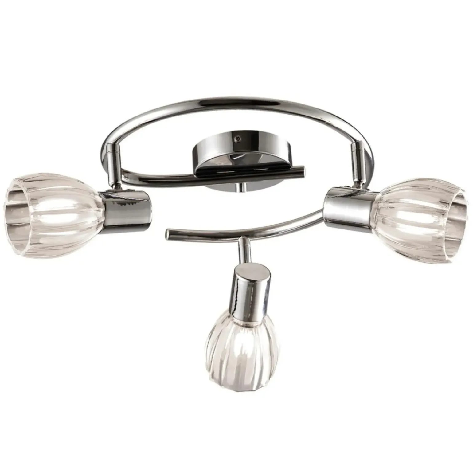 Clearance Okrągła lampa sufitowa do sypialni K-8001/3G EMBO | Kaja Oświetlenie Żyrandole Nowoczesne