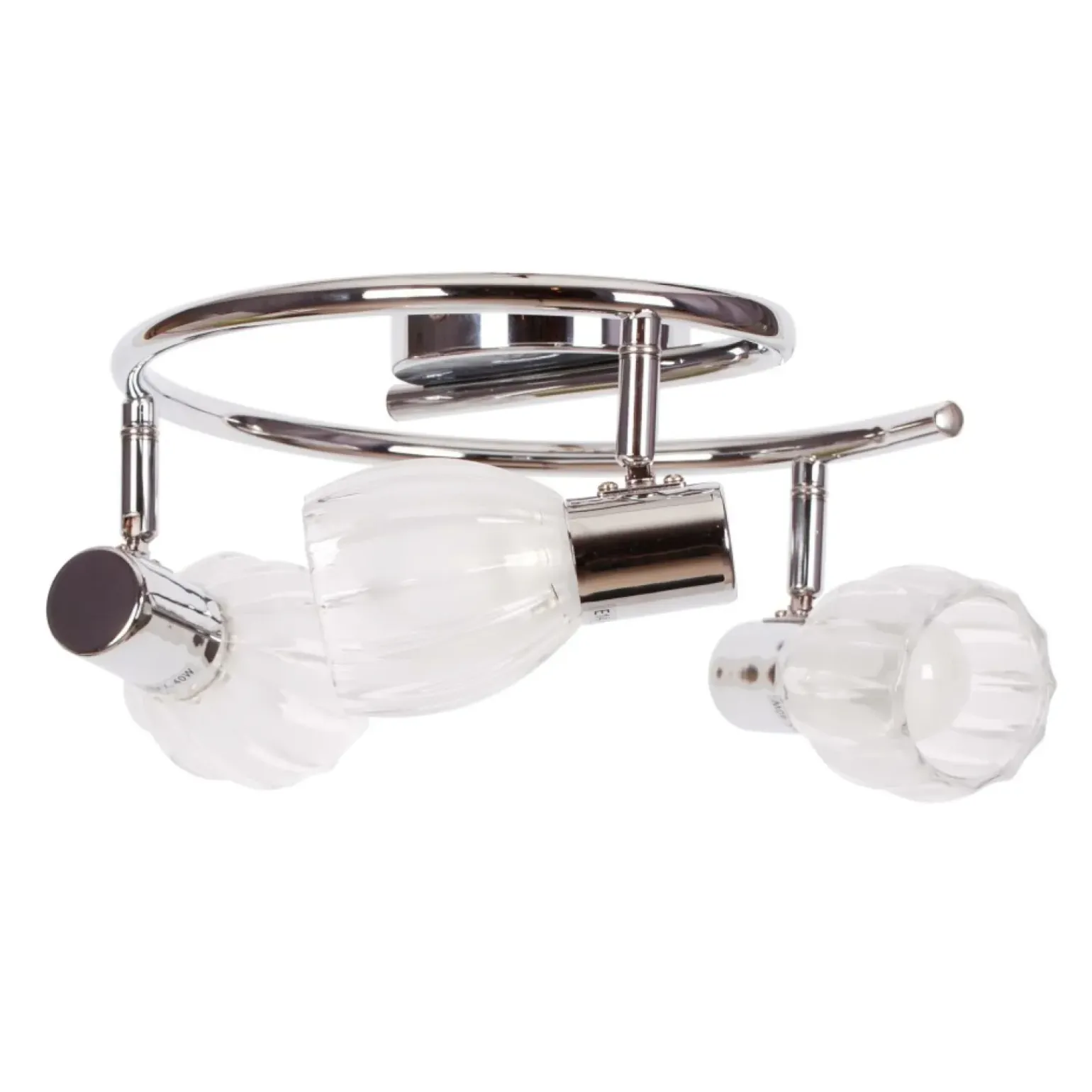 Clearance Okrągła lampa sufitowa do sypialni K-8001/3G EMBO | Kaja Oświetlenie Żyrandole Nowoczesne