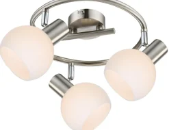 Sklep Kaja Okrągła lampa sufitowa z 3 reflektorami 98-61997 MAURO | Kaja