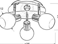 Sklep Kaja Okrągła lampa z kulistymi reflektorami 98-10070 AVILA | Kaja
