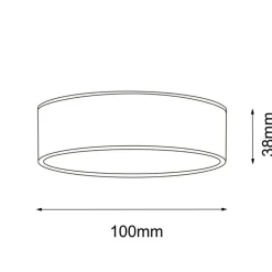 Sklep Kaja Okrągła lampka LED do łazienki IP44 4000K ANT 8576 z serii TOTTO