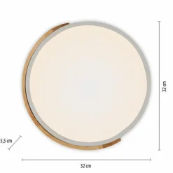 Sklep Kaja Okrągła, ledowa lampa sufitowa w stylu boho ZM 14288-16 BILA | Kaja