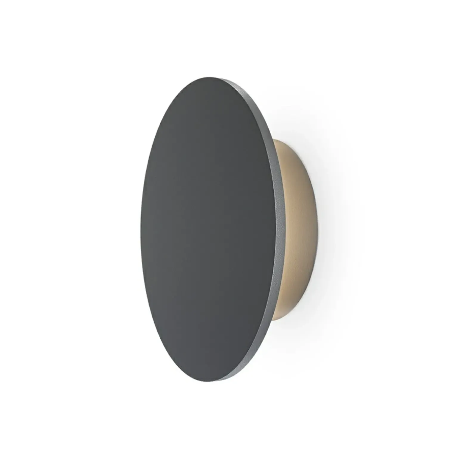 Sklep Kaja Okrągła, płaska lampa ścienna LED, tarcza ⌀14cm O420WL-L7GF WALD