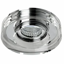 Sklep Kaja Okrągła, szklana oprawa podtynkowa do korytarza AZ1494 VEKTOR | Kaja