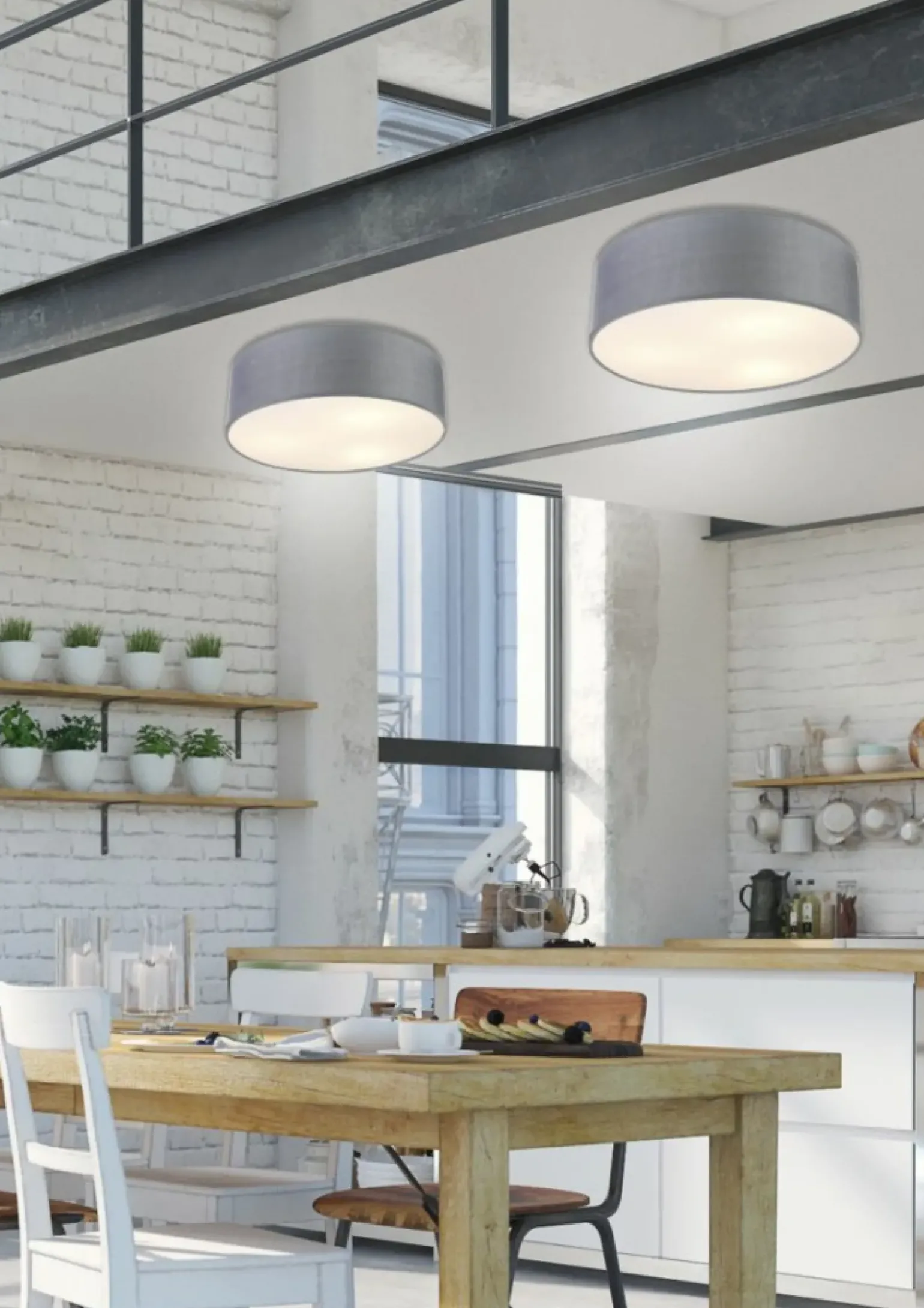 Flash Sale Okrągła, zabudowa lampa sufitowa ⌀40cm 31-64684 KIOTO | Kaja Żyrandole Nowoczesne