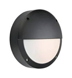 Sklep Kaja Okrągły kinkiet ścienny w czarnej oprawie 106519 | Kaja Oświetlenie
