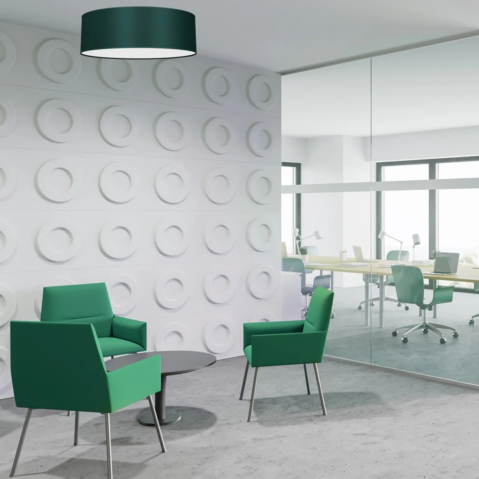 Sklep Kaja Okrągły plafon sufitowy do niebanalnego pokoju MLP7877 z serii VERDE | Kaja Oświ