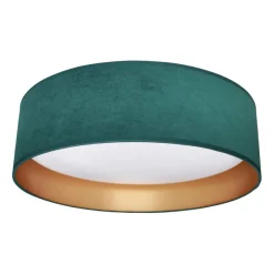 Sklep Kaja Okrągły plafon w kolorze butelkowej zieleni ML7071 RONDO | Kaja