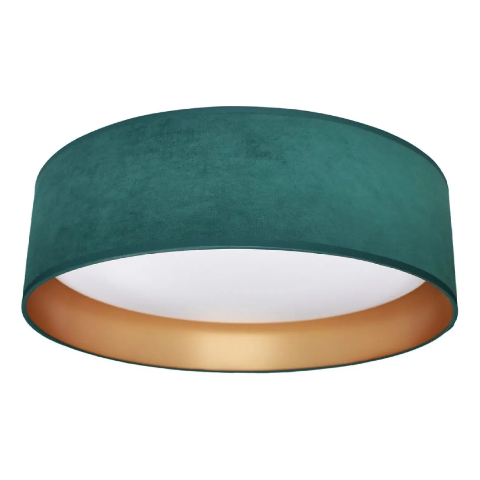 Sklep Kaja Okrągły plafon w kolorze butelkowej zieleni ML7071 RONDO | Kaja