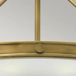 Sklep Kaja Okrągły plafon w stylu vintage, retro HK-COLLIER-SF-M z serii COLLIER