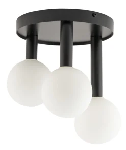 Sklep Kaja Okrągły plafon z kaskadą mlecznych kloszy SIG 33484 PERLA | Kaja