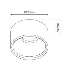 Sklep Kaja Oprawa podtynkowa, oświetlenie punktowe ML0060 z serii BALI ROUND | Kaja Oświetl