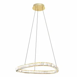 Fashion Ozdobna, kryształowa lampa wisząca MD3169-1-3GT ATHESA | Kaja Żyrandole Nowoczesne