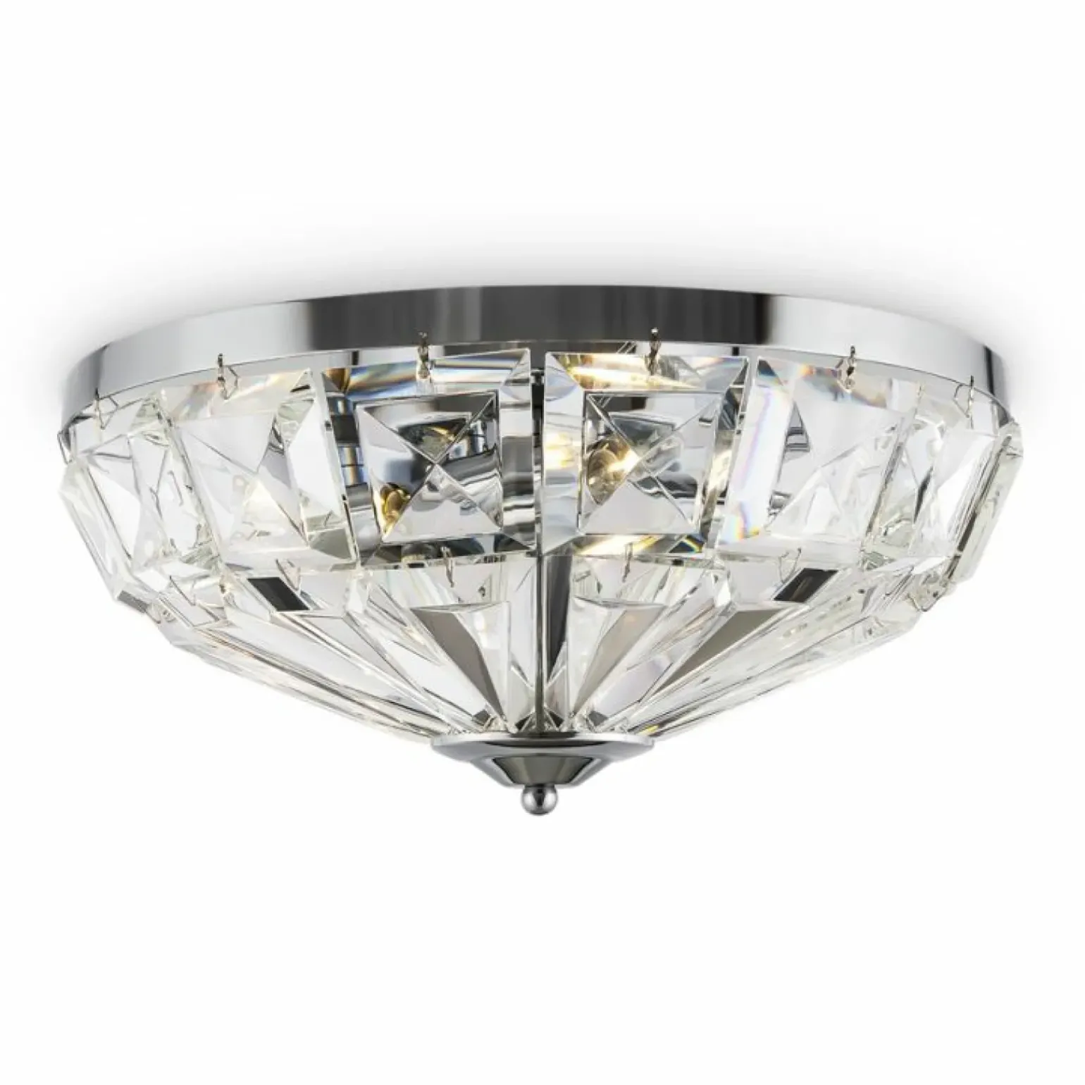 Sklep Kaja Ozdobna, kryształowa lampa sufitowa ⌀39,6cm MOD094CL-04CH FACET