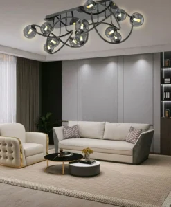 Cheap Ozdobna lampa sufitowa do salonu WF 9014-1205 NANCY | Kaja Żyrandole Nowoczesne