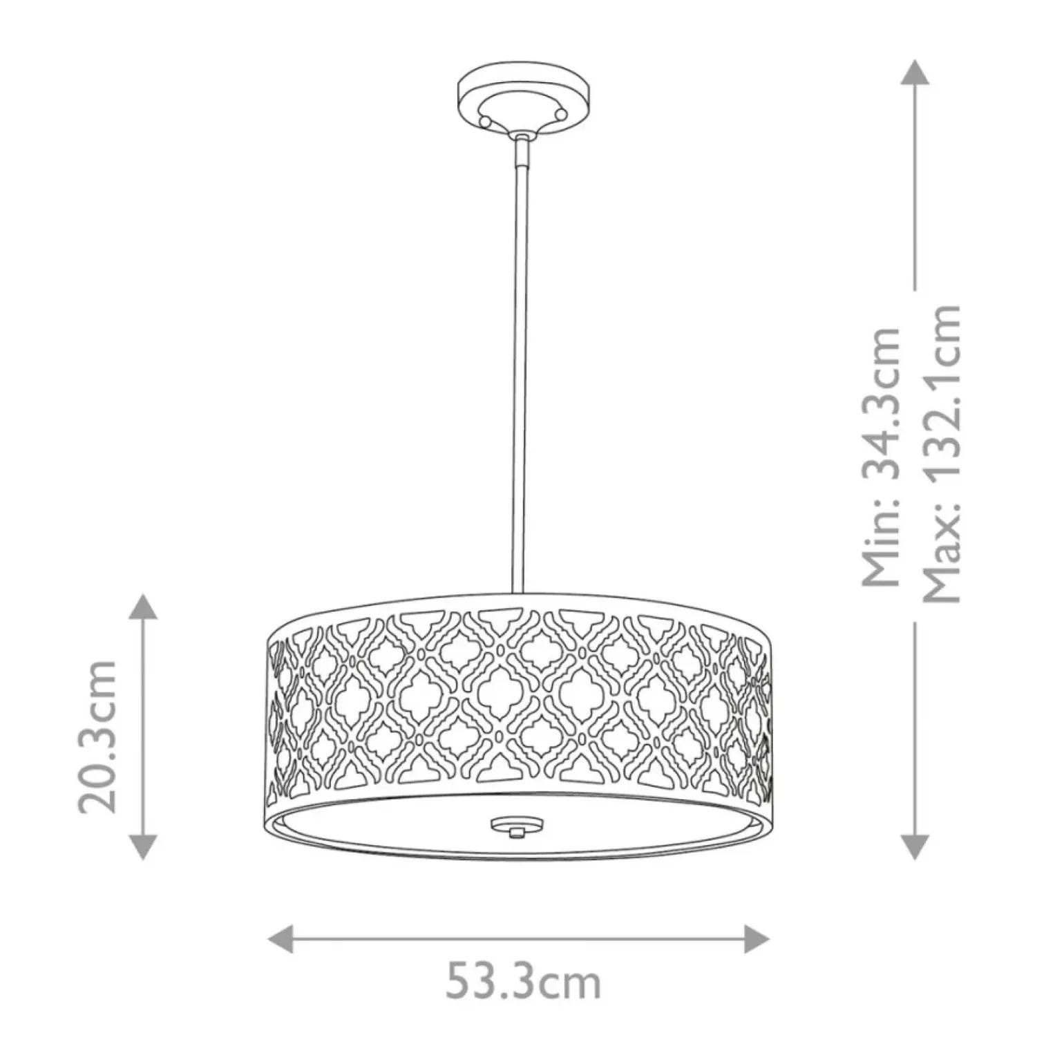 Hot Ozdobna lampa wisząca do jadalni GN-ARABELLA-P-L z serii ARABELLA Żyrandole Nowoczesne