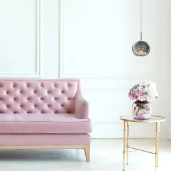 Store Ozdobna lampa wisząca nad wyspę P0076-01A-F4FZ CRYSTAL | Kaja Żyrandole Nowoczesne