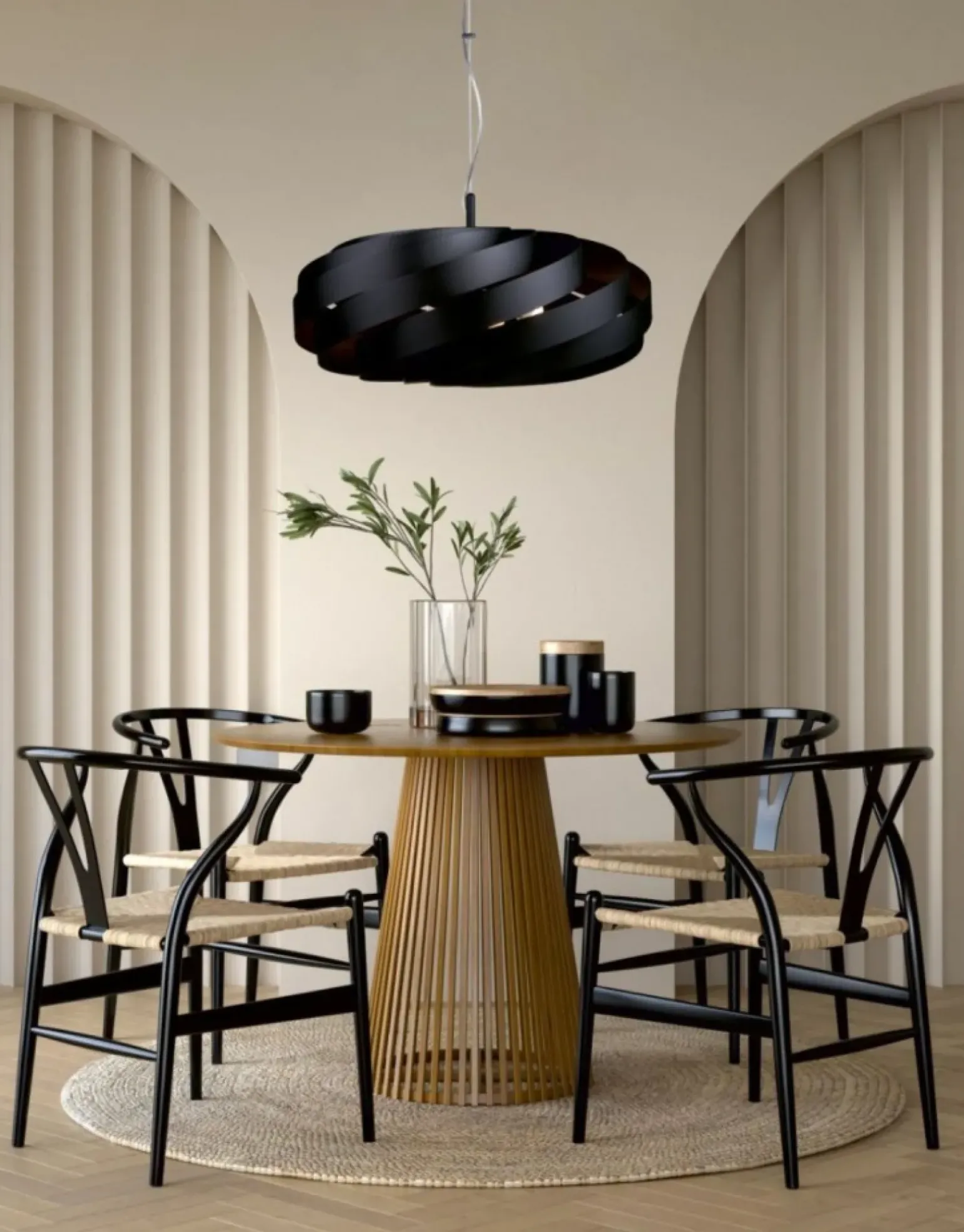 Fashion Ozdobna lampa wisząca nad stół w jadalni ZM 1133 z serii VENTO | Kaja Żyrandole Nowoczesne