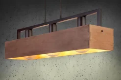 Discount Ozdobna lampa wisząca w stylu rustykalnym SIG 31746 z serii DAKOTA Żyrandole Nowoczesne