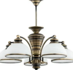 Sklep Kaja Ozdobna lampa wisząca z kloszami O3185 W5 PAT z serii PELION | Kaja